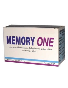 Memory One Integratore per memoria e funzioni cognitive 12 bustine